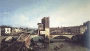 Bernardo Bellotoo View of the Ponte delle Navi,Verona (nn03) oil painting reproduction